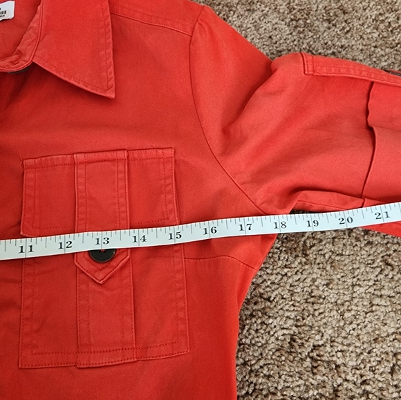 Derek Lam Collective Red Utility Dress Size 42 - Picture 10 of 12